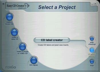 CD label Creator - Click to enlarge